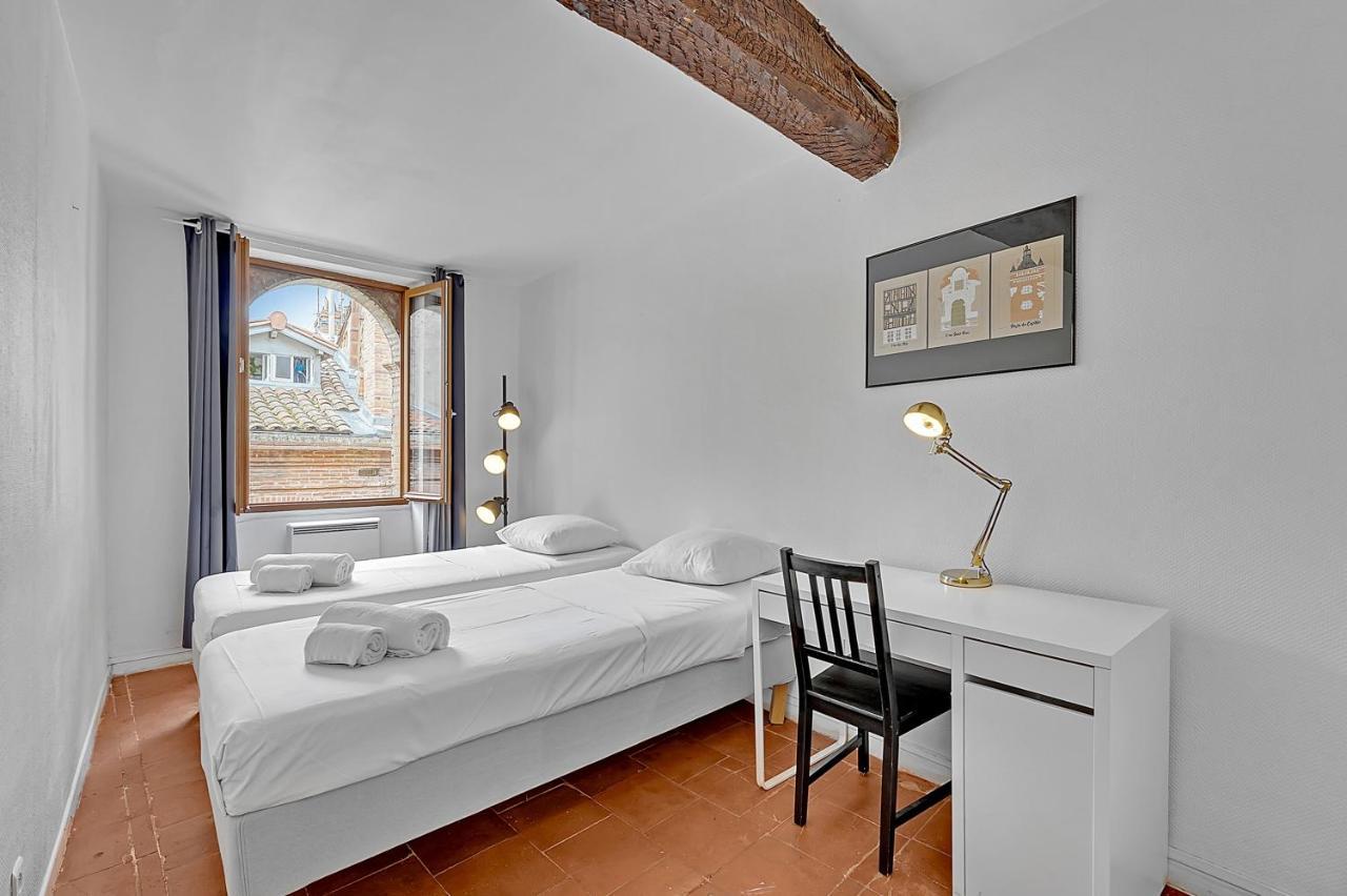 Le Regans - Charmant Appartement En Tomette Тулуза Екстериор снимка