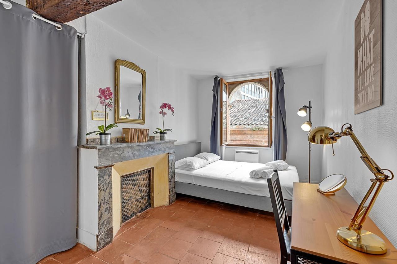 Le Regans - Charmant Appartement En Tomette Тулуза Екстериор снимка